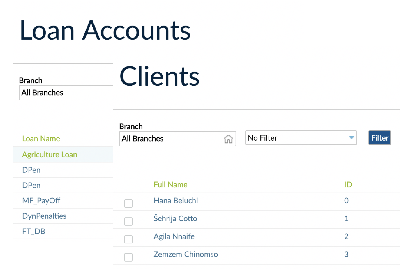 Mambu links can ease the way of navigating through the app