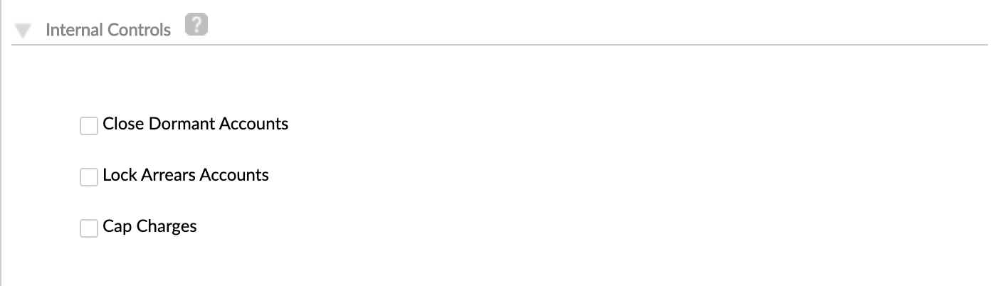 Internal Controls for Revolving Credit loans