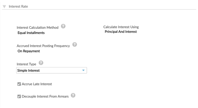 accrue late interest and decouple interest from arrears