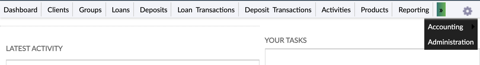 Nested Menu Items