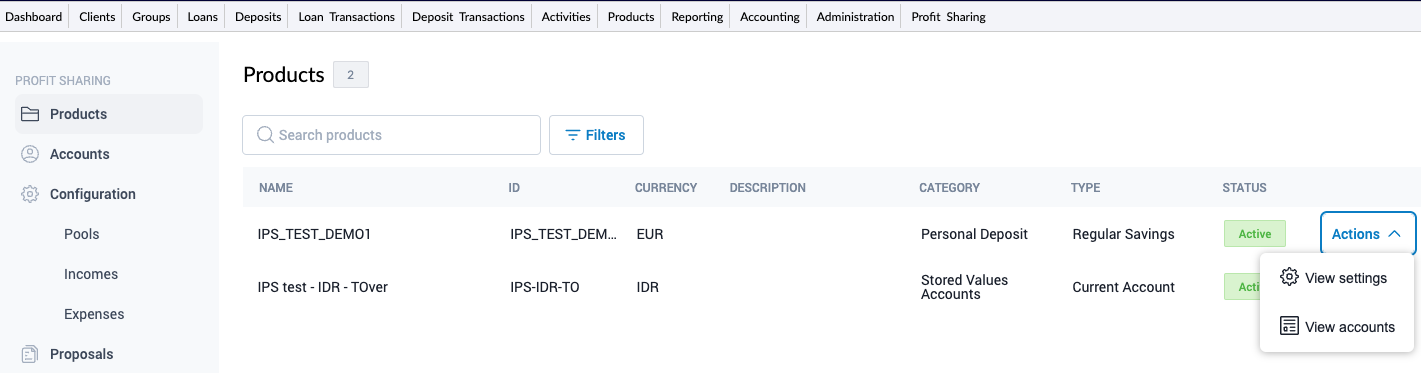 products profit sharing