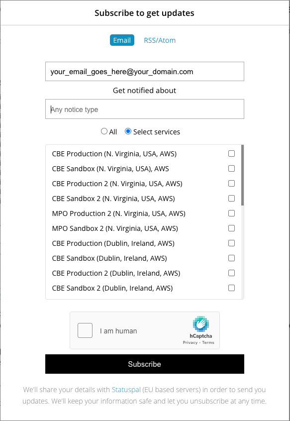 Subscribe to get updates